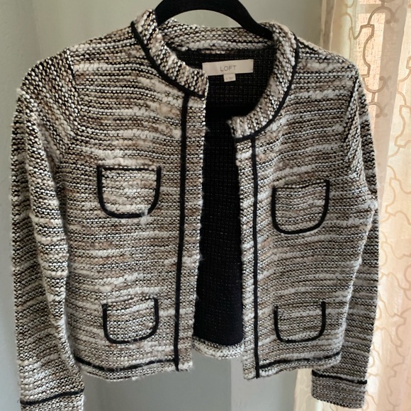 LOFT | Jackets u0026 Coats | Loft Tweed Sweater Jacket | Poshmark